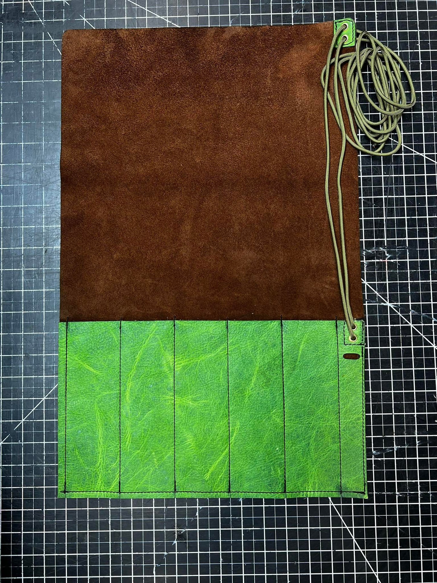 Knife Roll - 5 Pocket - Pistachio (V03)