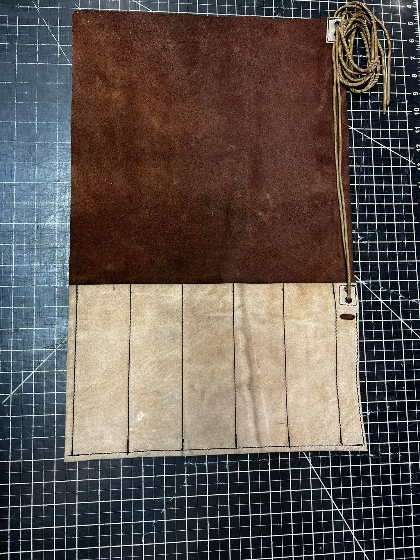 Knife Roll - 5 Pocket - Creme de Blade (V04)