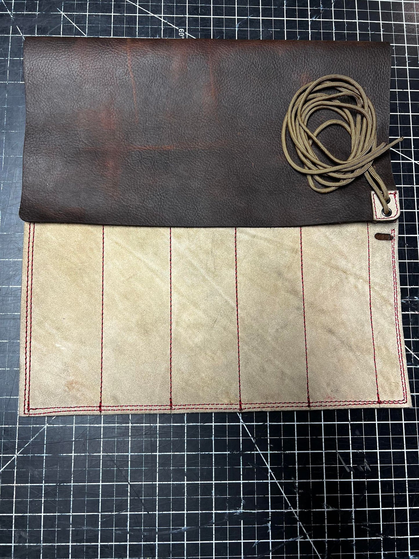 Knife Roll - 5 Pocket - Duo Chocolate (V06)