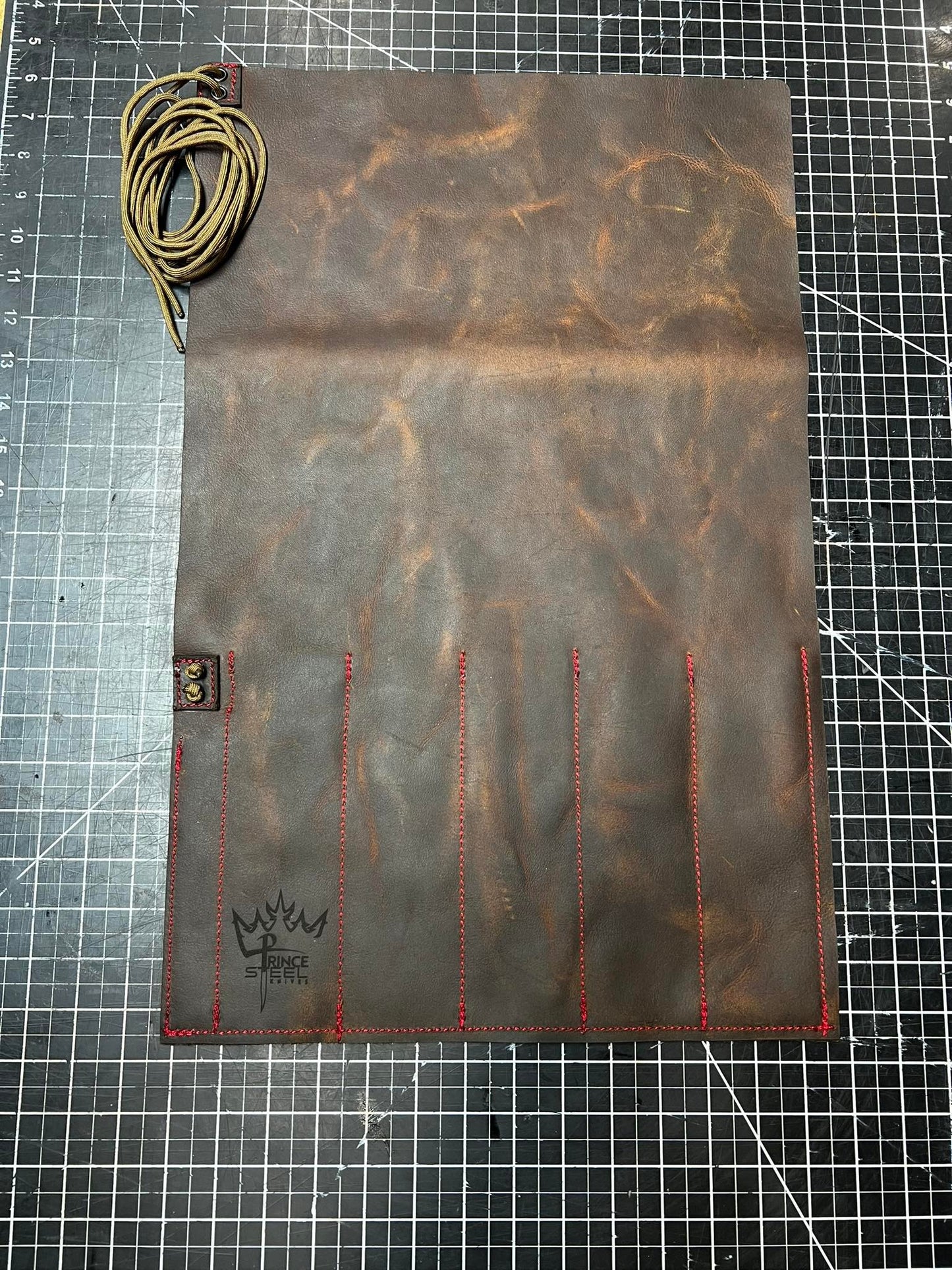 Knife Roll - 5 Pocket - Chocolate Sauce (V02)