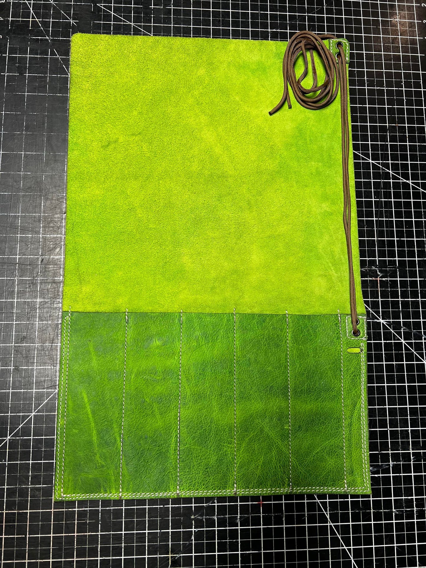 Knife Roll - 5 Pocket - Green Hornet (V07)