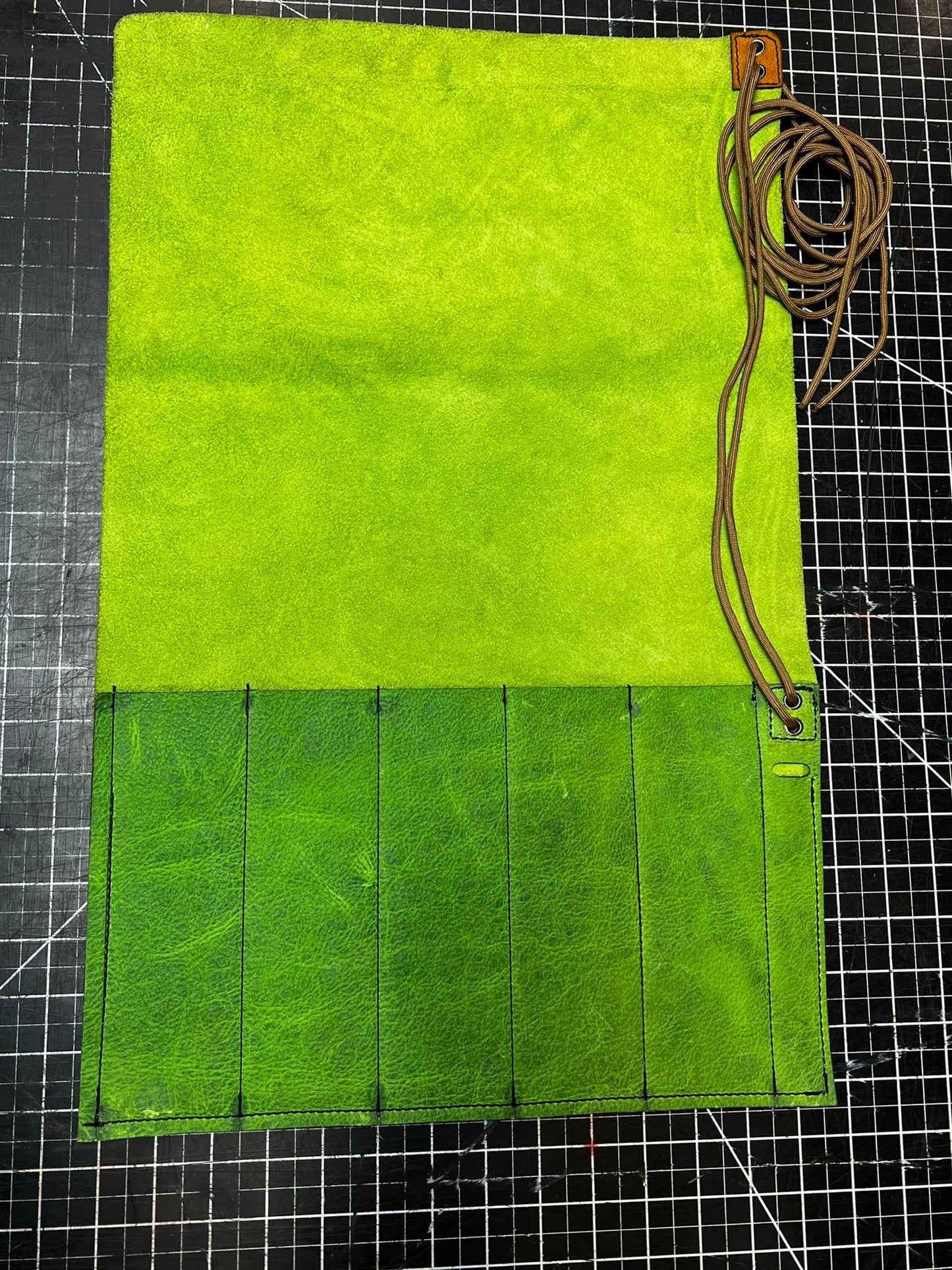 Knife Roll - 5 Pocket - Green Goblin (V05)