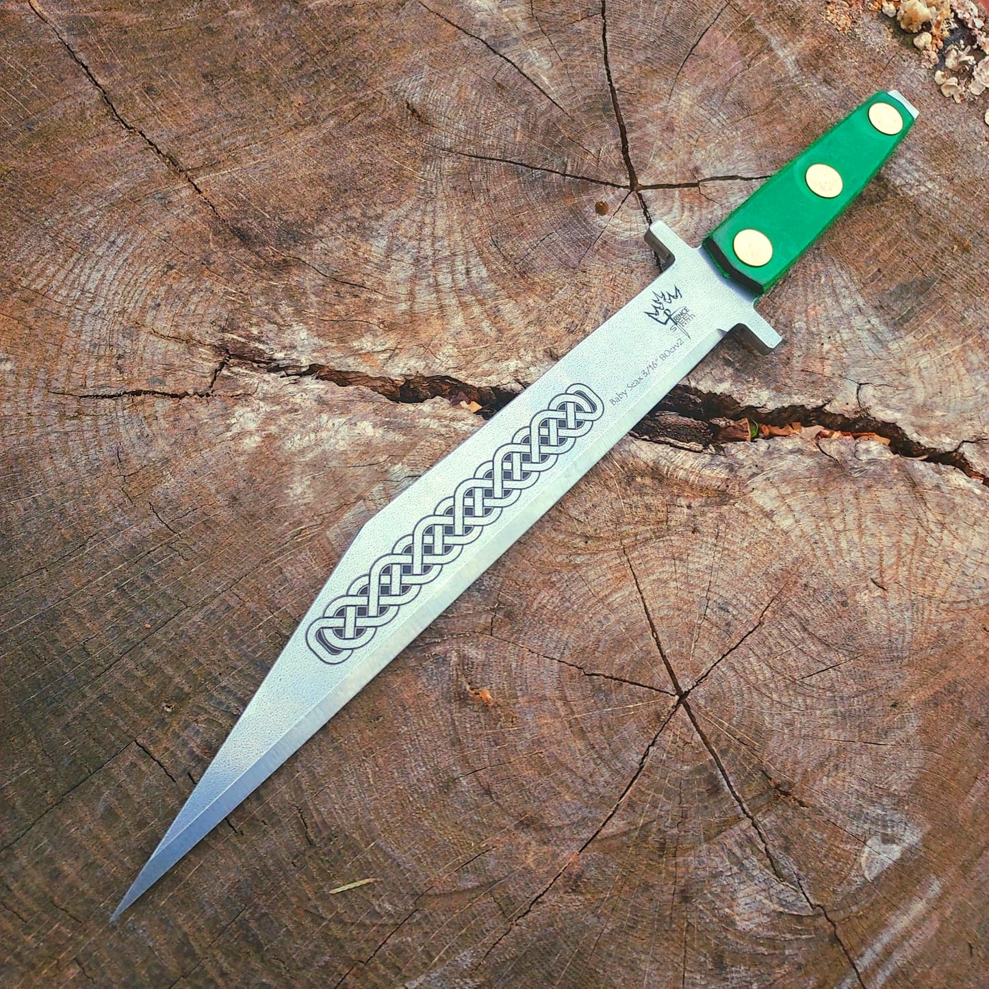 Baby Seax - Celtic Knotwork Set of 3