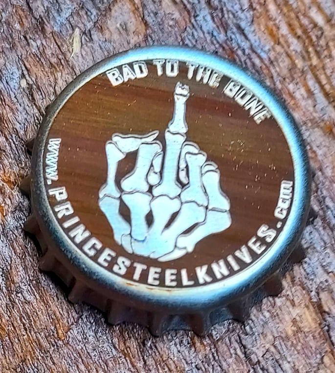 Bottle Cap Targets - Bad to the Bone - Set of 10