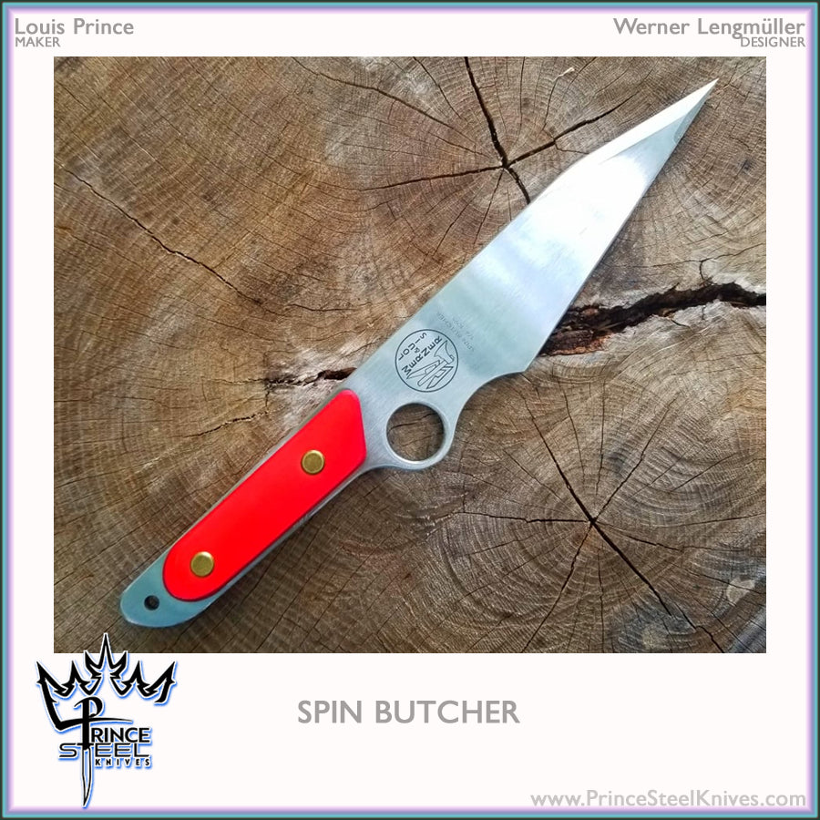 High end handmade throwing knives - Spinning Butcher