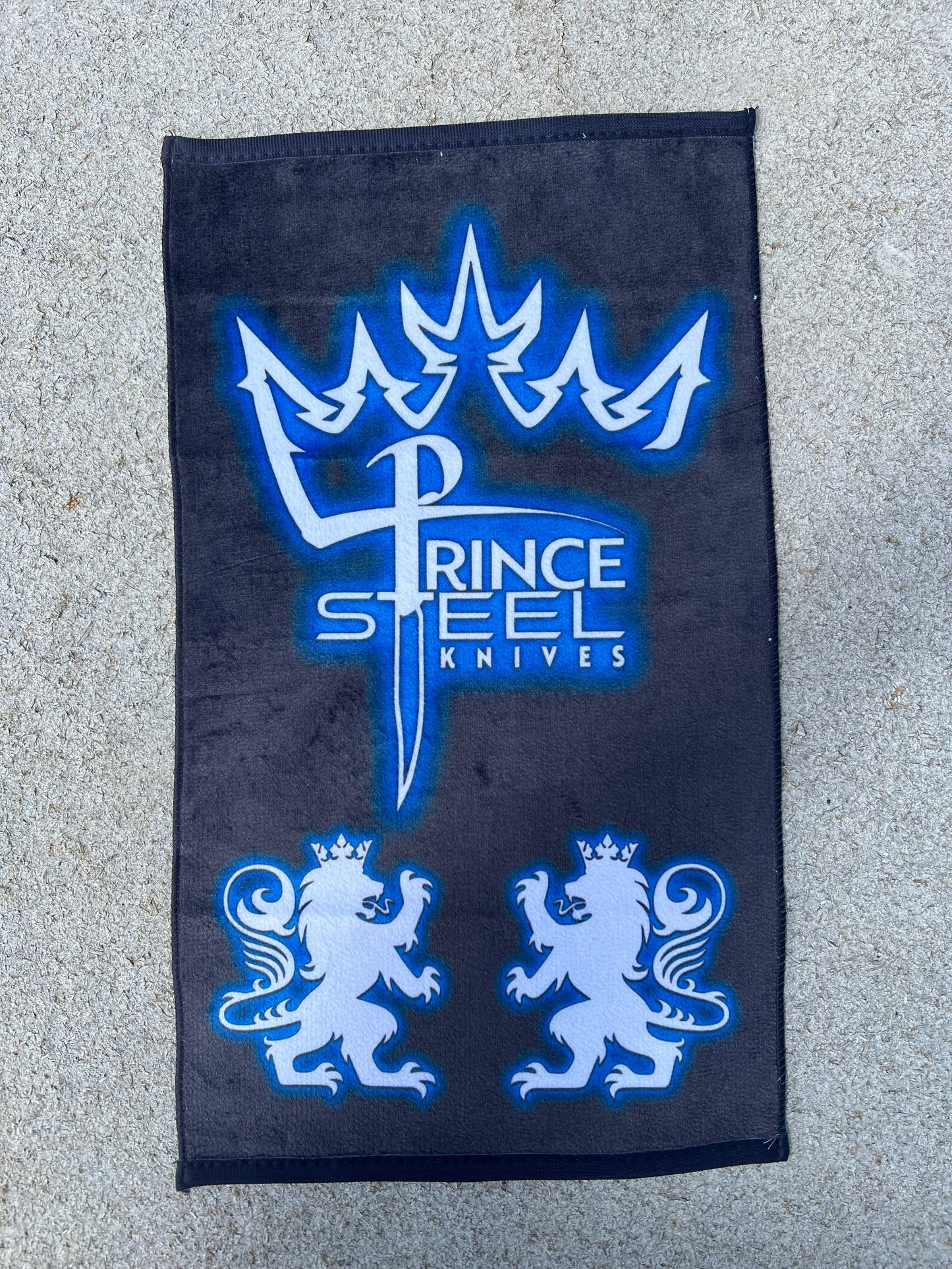 Range Towel with Clips, Prince Steel Logo
