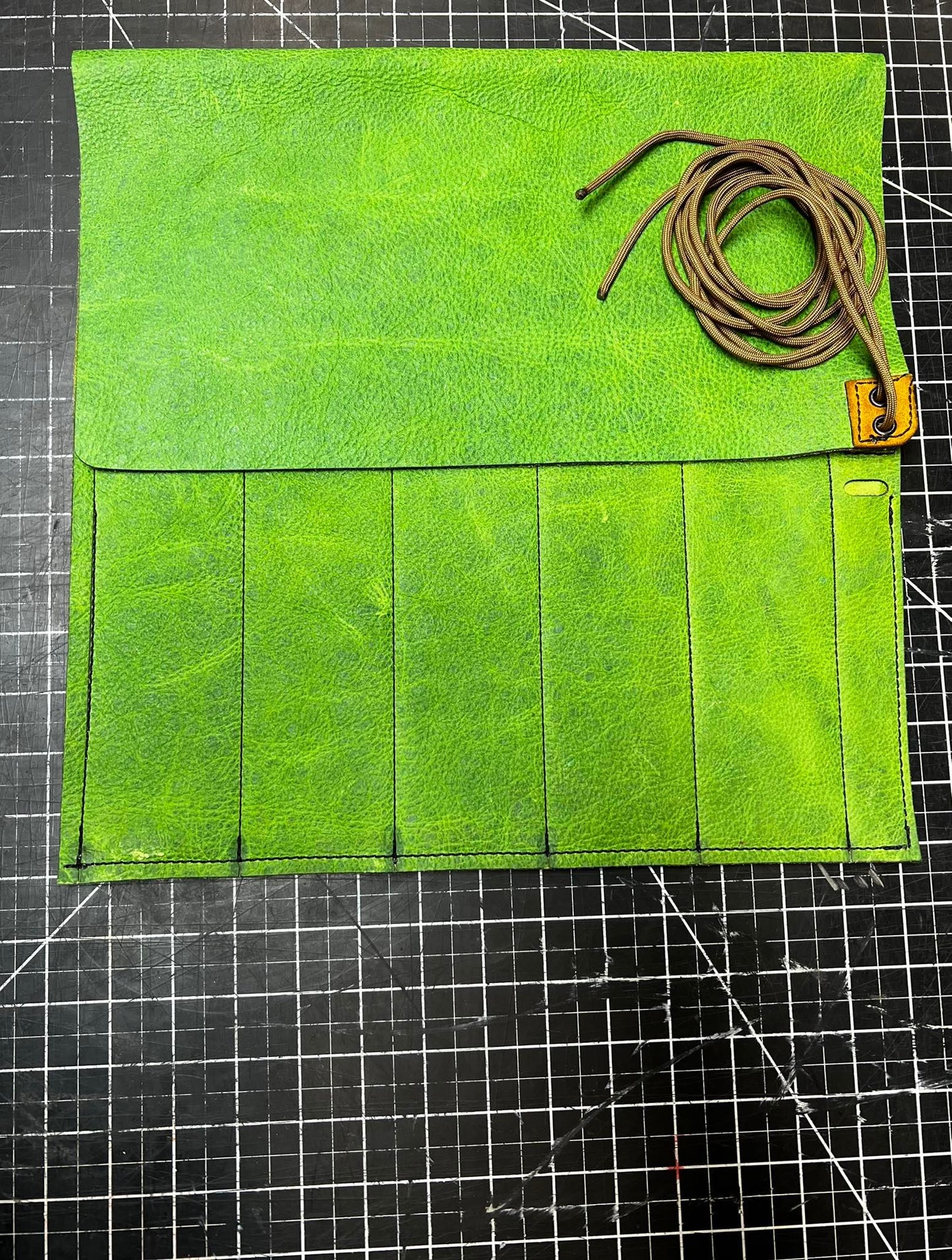 Knife Roll - 5 Pocket - Green Goblin (V05)